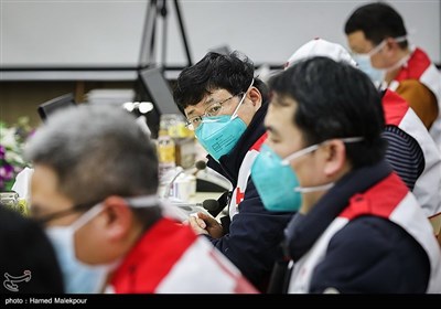 دیدار متخصصان و پزشکان اعزامی از کشور چین با دبیرکل جمعیت هلال احمر
