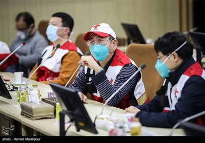 دیدار متخصصان و پزشکان اعزامی از کشور چین با دبیرکل جمعیت هلال احمر