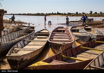 رودخانه،پل،طغيان،خوزستان