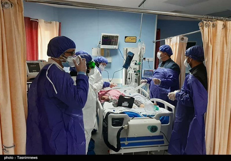 بخش بستری بیماران کرونا در بیمارستان امام خمینی (ره) اردبیل به روایت تصویر