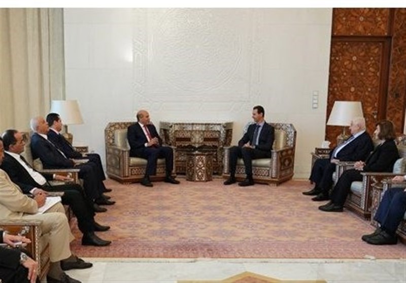 دیدار یک هیئت لیبیایی با بشار اسد