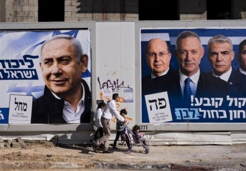 رژیم اسرائیل|نتایج اولیه انتخابات «کنست 23»/ حزب نتانیاهو: 37 کرسی؛ حزب گانتس: 33 کرسی