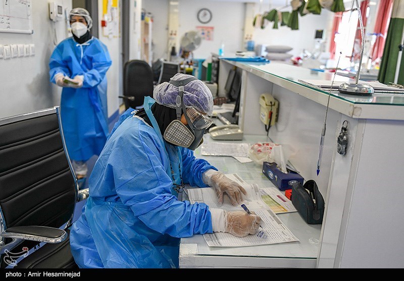 بخش ویژه بیماران کرونا در بیمارستان فرقانی قم