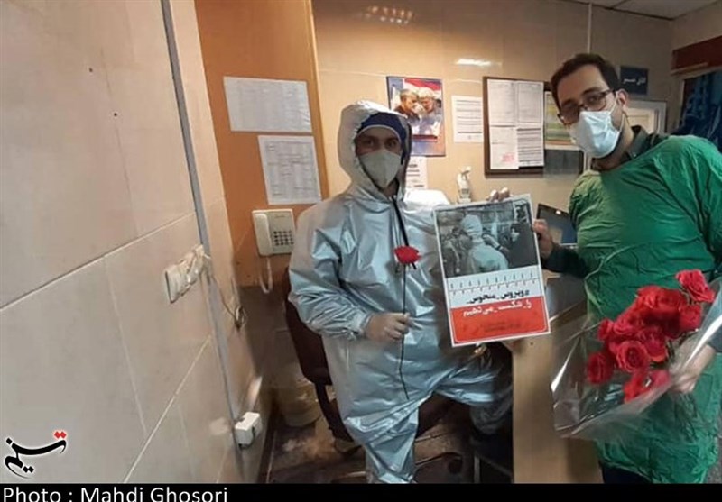 اقدامات امیدبخش در «روزهای کرونایی» / از توزیع گل در بیمارستان‌ها تا راه‌اندازی خط تولید ماسک