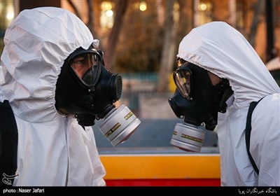 ضد عفونی و پاکسازی اماکن عمومی بازار بزرگ تهران