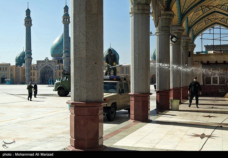 Iranian Military Disinfects Holy Sites in Qom Province amid Coronavirus ...