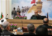 آیین تودیع و معارفه فرمانده سپاه ثارالله استان با حضور  سردار سرلشکر حسین سلامی  فرمانده کل سپاه 