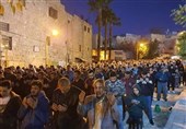 با وجود شیوع کرونا؛ اردنی‌ها آیین «فجرعظیم» را در حمایت از فلسطین برگزار کردند