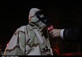 گروهان جنگ نوین سپاه پاسداران استان قزوین به مقابله با ویروس کرونا آمد