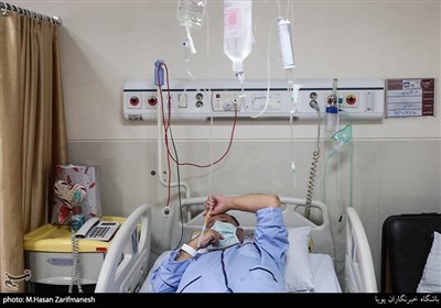 بخش ویژه بیماران کرونا در بیمارستان بقیة الله عج