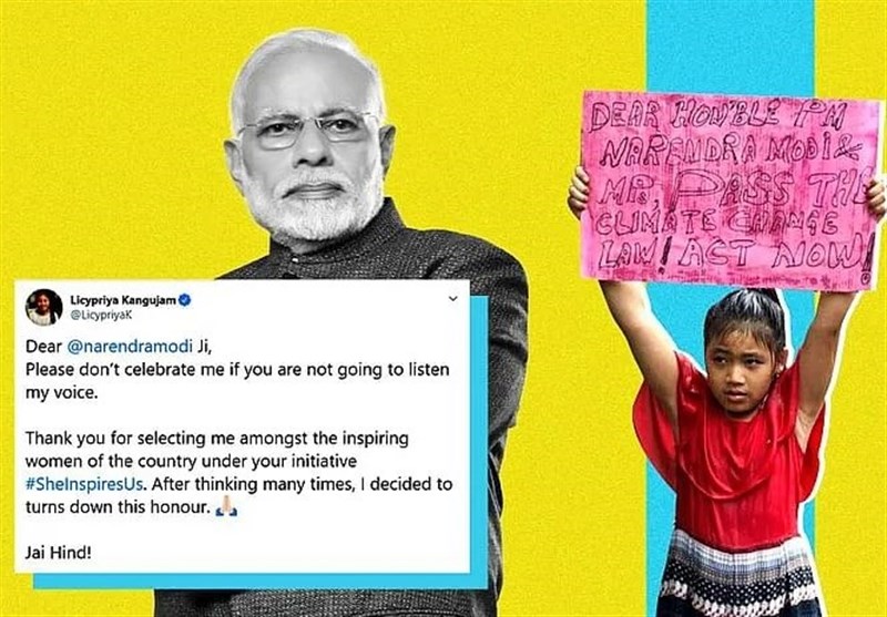 پیام کودک هندی به مودی پس از عدم قبول جایزه: «وقتی سخن من را نمی‌شنوی جایزه تو را هم نمی‌خواهم»