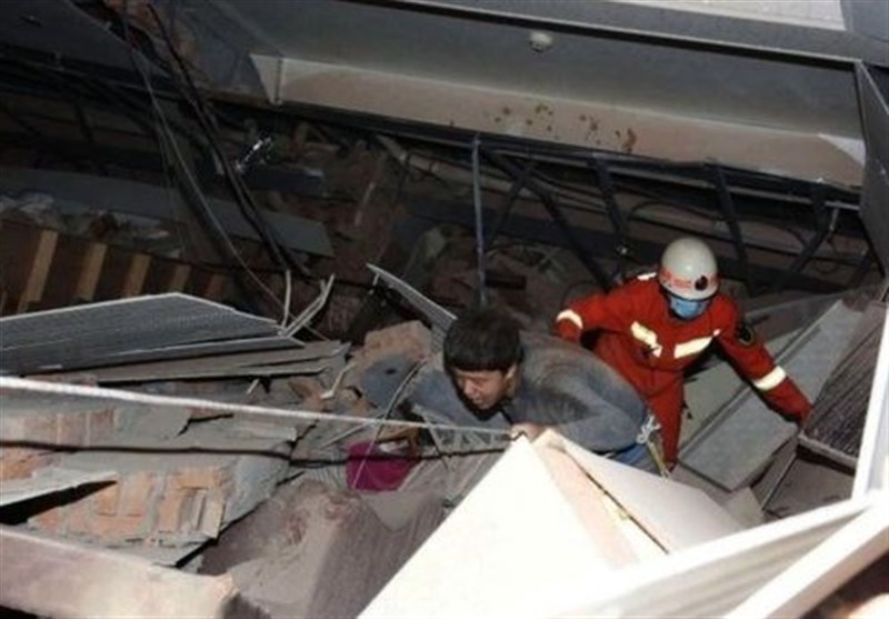 آمار قربانیان فروریختن هتل محل قرنطینه کرونا در چین به 10 نفر رسید