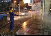 شهرها و روستاهای استان بوشهر مداوم علیه بیماری کرونا ضدعفونی می‌شوند