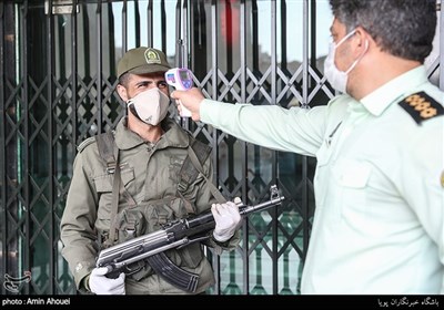 پیشگیری از شیوع کرونا در مقرهای نیروی انتظامی