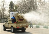رونمایی از خودروهای جدید ضدعفونی کننده نیروی زمینی ارتش