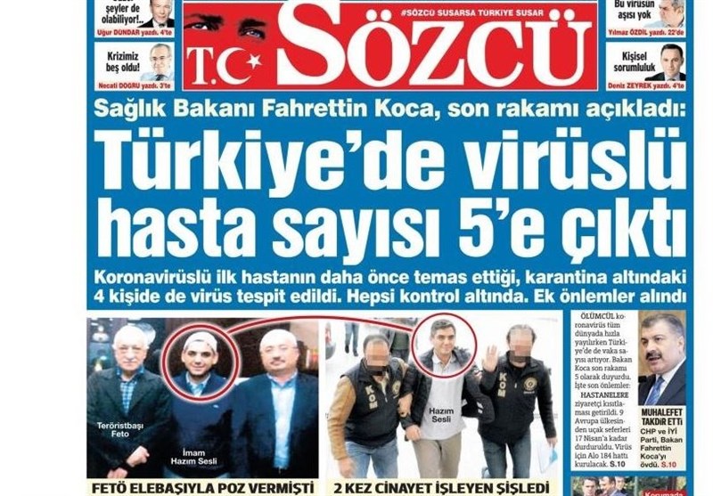 کشور ترکیه , ویروس کرونا , 