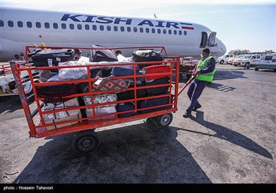 توزیع ژل ضد عفونی و اقدامات پیشگیرانه در فرودگاه کیش