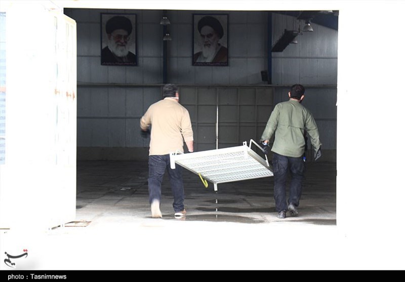 راه‌اندازی بیمارستان صحرایی سپاه پاسداران در بجنورد به روایت تصاویر