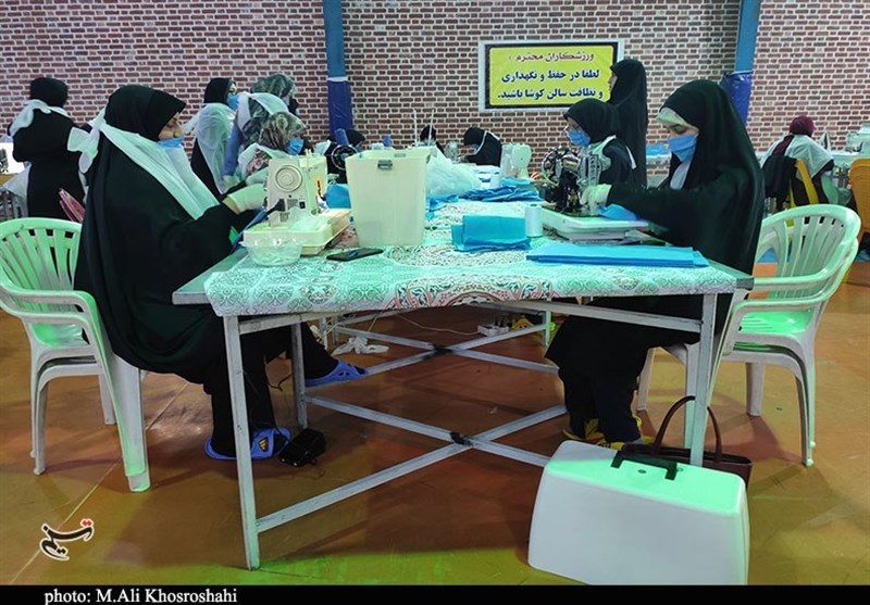 روزانه 7 هزار ماسک دست‌دوز توسط گروه‌های جهادی و بسیج قم تولید می‌شود