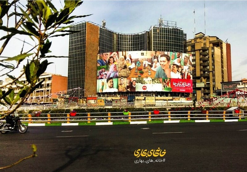 دیوارنگاره جدید میدان ولیعصر(عج) رنگ و بوی نوروز گرفت+عکس