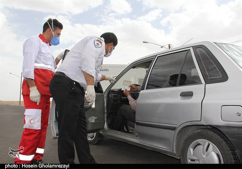 غربالگری مسافران و خودروهای ورودی به کرمان به روایت تصویر