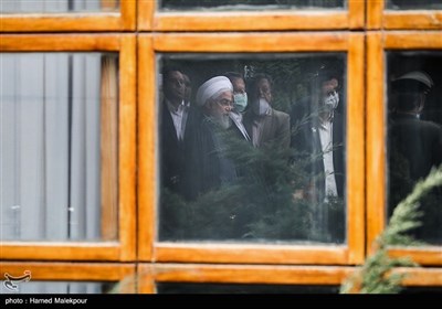 سخنرانی حجت‌الاسلام حسن روحانی رئیس جمهور در حاشیه آخرین جلسه هیئت دولت در سال ۹۸