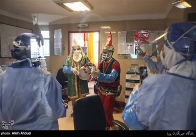 کاروان نوروزی در بیمارستان بهارلو