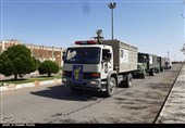 اردبیل| قرارگاه پدافند زیستی تیپ 40 ارتش سراب عملیات غربالگری و ضدعفونی را در نیر آغاز کرد