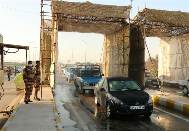 گیت ورودی استان خوزستان توسط ارتش راه‌اندازی شد