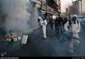 5226 مرتبه ضدعفونی اماکن شهری توسط سازمان آتش‌نشانی تهران + تصاویر