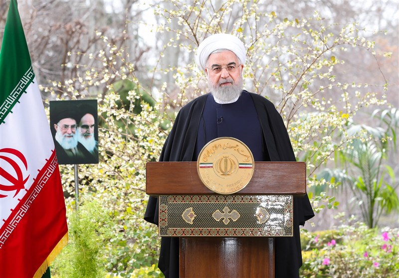 روحانی در پیام نوروزی 1399: ذخایر استراتژیک کشور از هر سال دیگر بهتر است/سال جدید سالِ افتتاح طرح‌های بزرگ و تعاملات با همسایگان خواهد بود