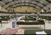 بیمارستان صحرایی نیروی دریایی ارتش در رشت برپا شد