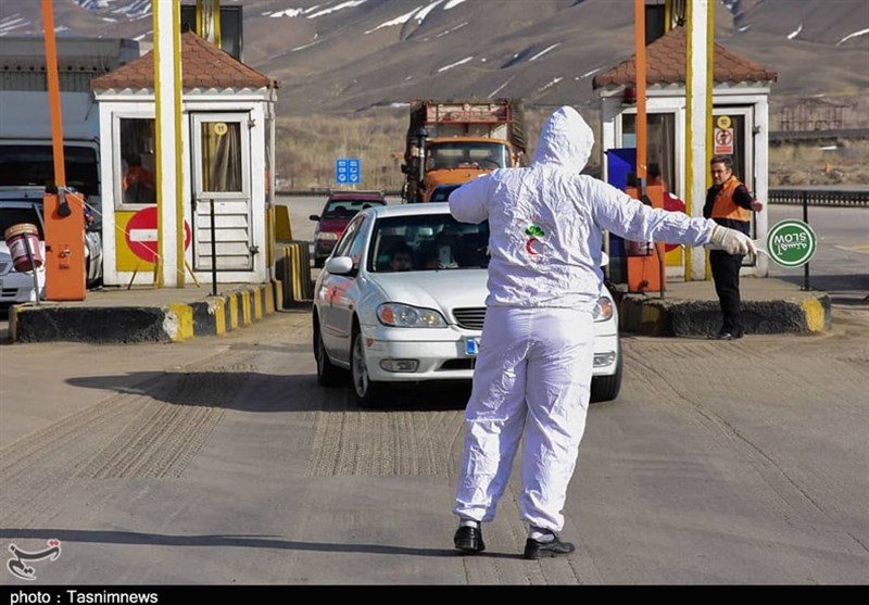 کنترل مبادی ورودی آذربایجان‌شرقی و غربالگری افراد مشکوک به کرونا به‌روایت تصویر