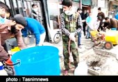 ضدعفونی کردن محلههای خرمآباد توسط جوانان انقلابی + فیلم