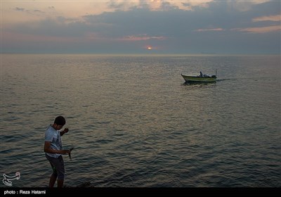اهالی و صیادان جزیره به علت فراوانی ماهی در این فصل در اطراف ساحل به ماهیگیری مشغول هستند 