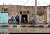 خسارات سیل در بندر کنگان - بوشهر