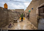 خسارات سیل در بندر کنگان - بوشهر