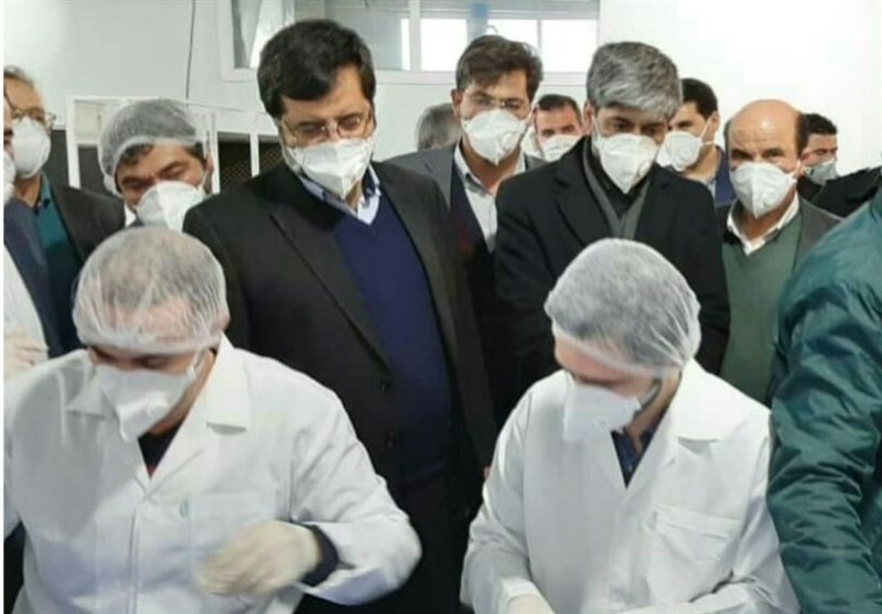 خط تولید ماسک n95 در شهرک صنعتی اردبیل راه‌اندازی شد