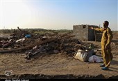 خسارات سیلاب در جنوب کرمان به روایت تصویر‌
