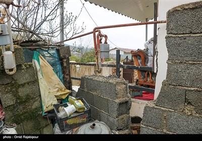 رانش زمین در روستای بازنشین سفلی رحیم آباد-گیلان