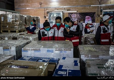 تحویل اقلام دارویی کشور چین به ایران