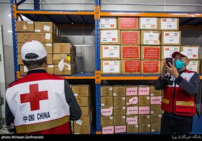 تحویل اقلام دارویی کشور چین به ایران