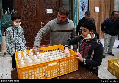 اقدامات بسیجیان محله اتابک برای مقابله با ویروس کرونا