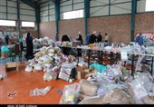 بازدید فرمانده سپاه کرمان از روند بسته‌بندی کمک‌های مردمی برای مناطق سیل‌زده استان+تصاویر