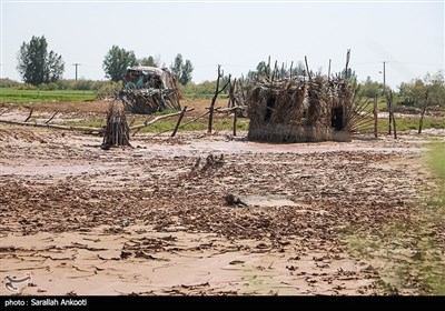 اسکان موقت سیلزدگان در روستای تکل حسن رودبار -کرمان