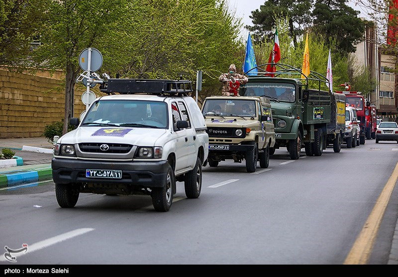 رژه روز ارتش با عنوان «مدافعان وطن -یاوران سلامت» در اصفهان برگزار شد