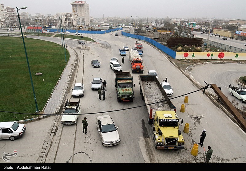 بار ترافیک در تمامی محورهای شرق استان تهران کاهش یافته است
