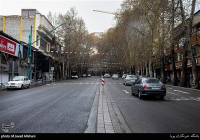محله تجریش- در پی شیوع بیماری کرونا در کشور و تاکید مسئولان در خانه ماندن شهروندان جهت جلوگیری از شیوع این ویروس ، تهران روزهای خلوت خود را سپری می‌کند