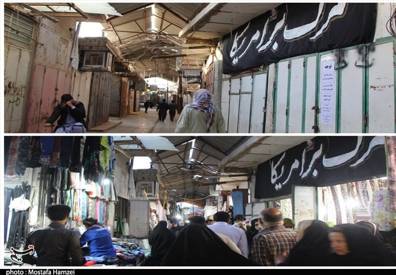 بازار زابل پیش و پس از شیوع کرونا به روایت تصویر/ لبیک سیستانی‌ها به طرح فاصله‌گذاری اجتماعی