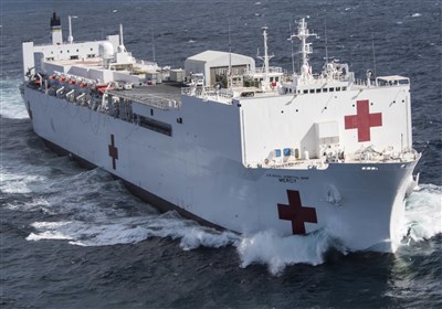  کرونا| ورود کشتی بیمارستانی ارتش آمریکا به نیویورکِ بحران‌زده 